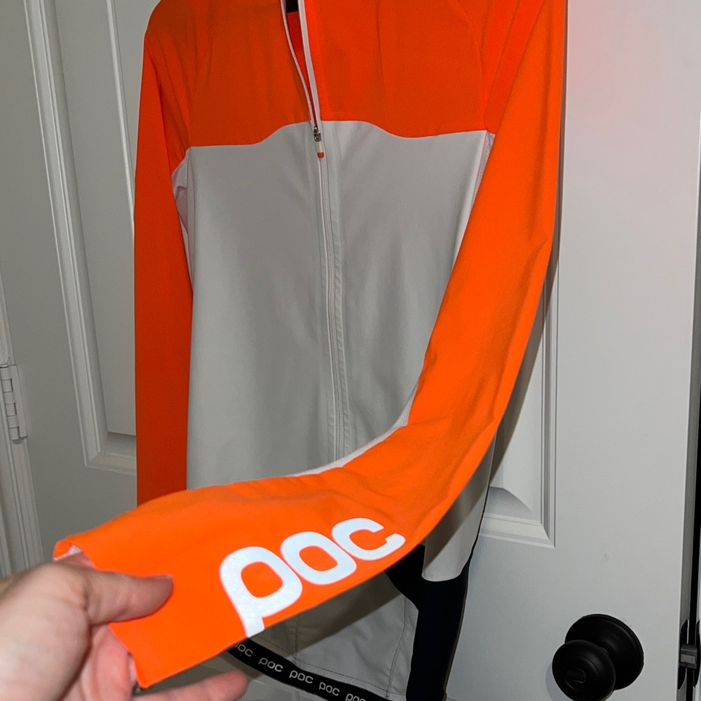 POC AVIP Long-Sleeve Cycling Jersey - Cycle Safe Jacket- Reflective, Pockets - Picture 6 of 16